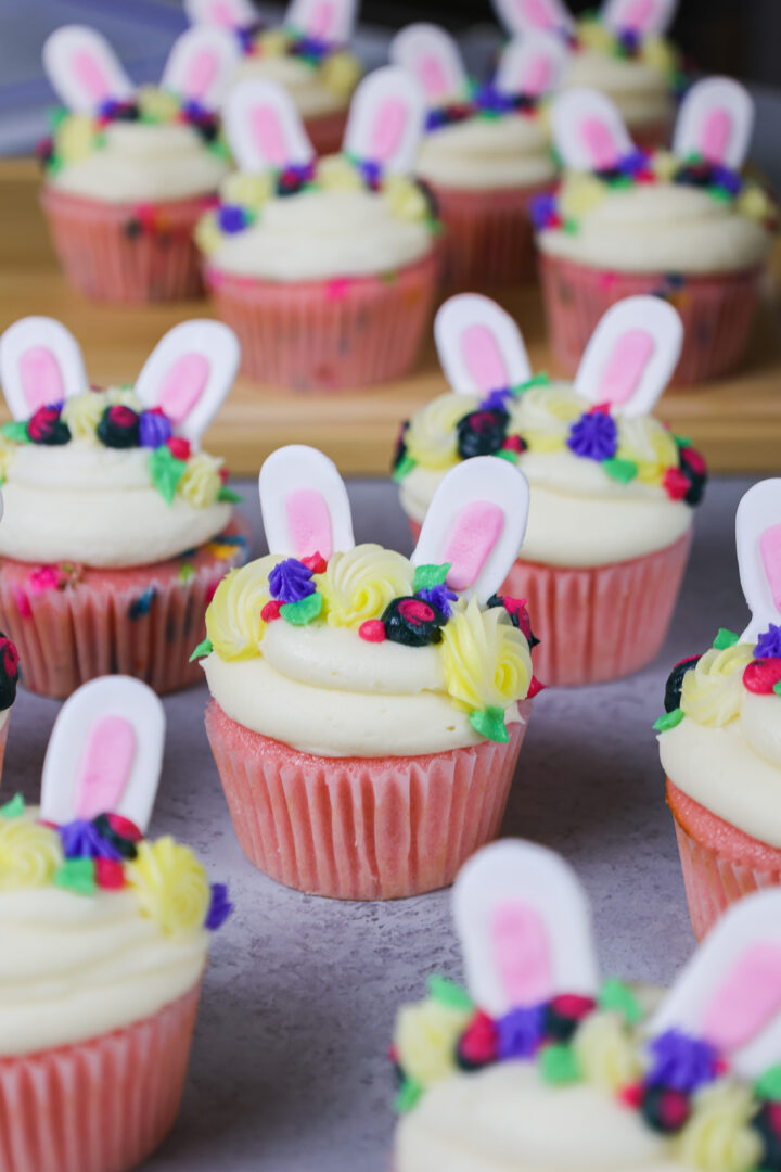 Bunny Cupcakes - Chelsweets