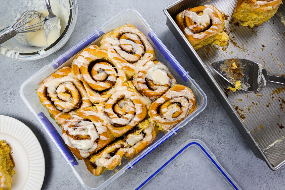 How to Store Cinnamon Rolls & Keep Them Fresh - Chelsweets
