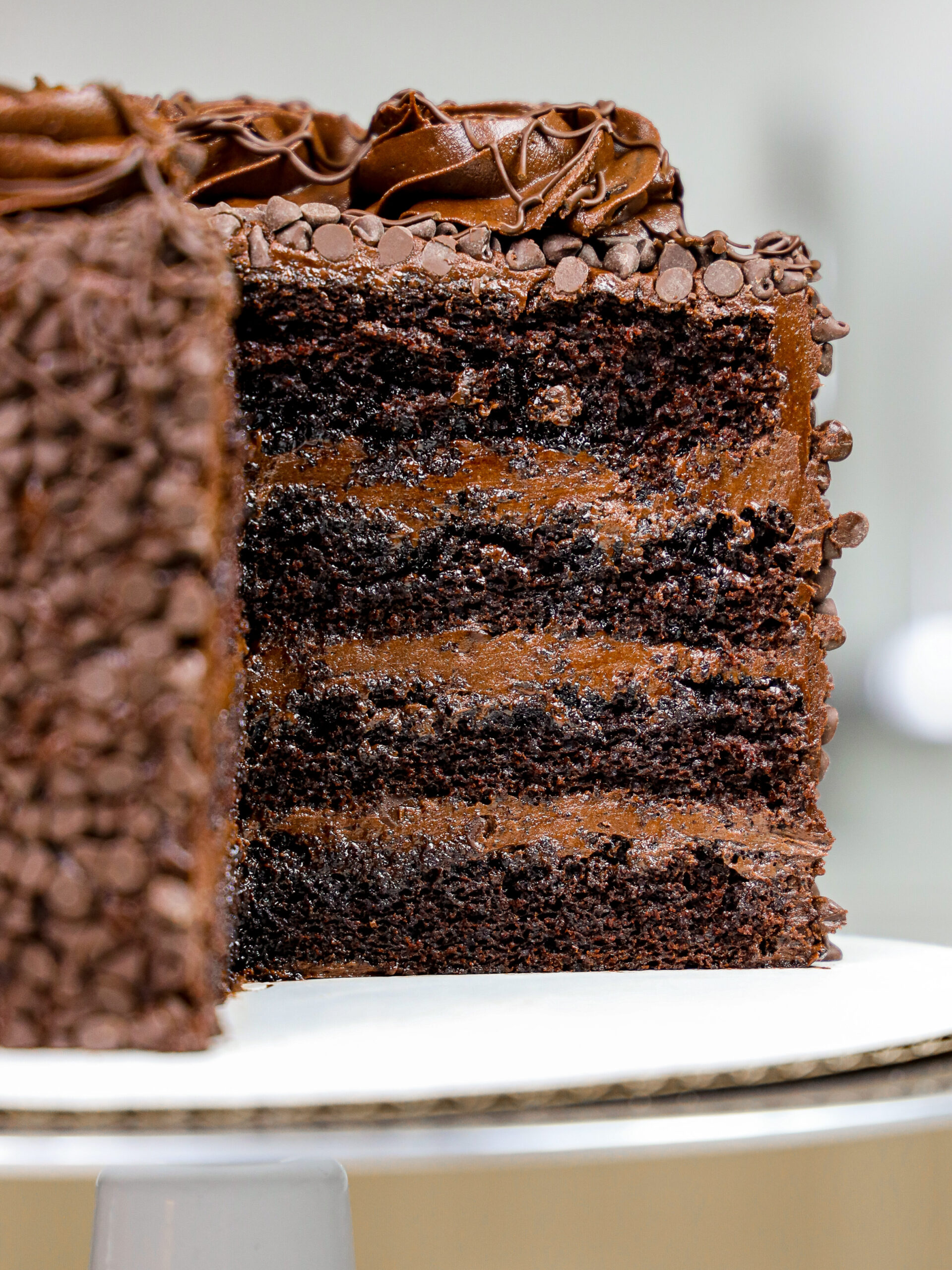 Death by Chocolate Cake - Decadent Dark Chocolate Cake Recipe