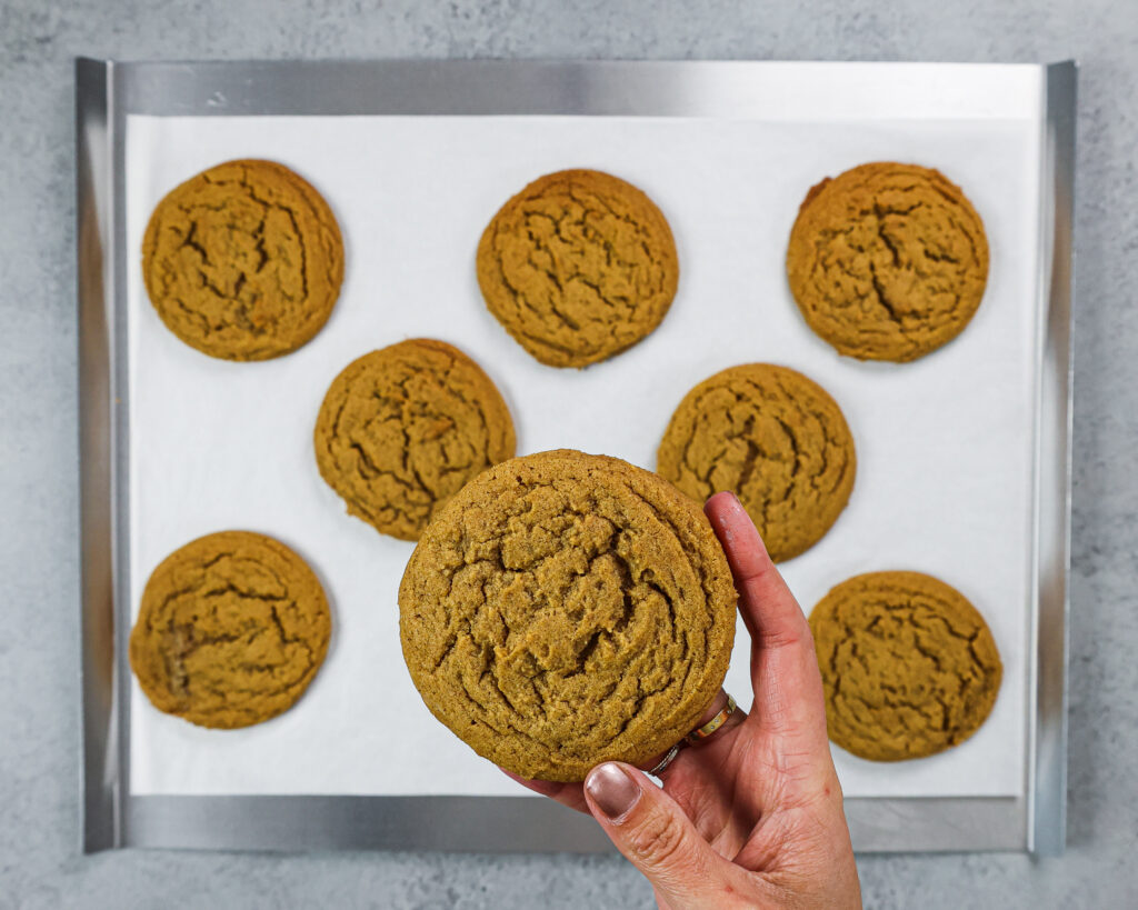 image of soft batch gingerbread cookies