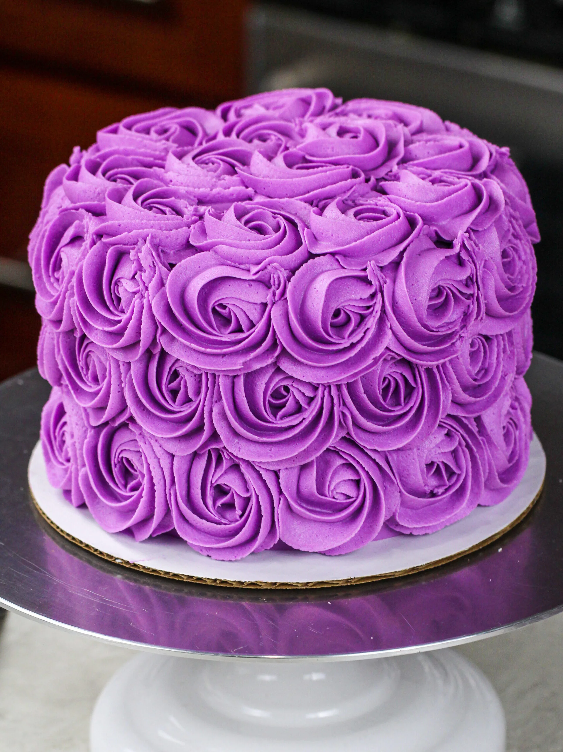 Ombre Rose Tiered Cake – Fiona's Bakery & Deli – Fort Collins, CO
