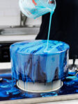 Blue Mirror Glaze Cake: Recipe & Step by Step Video Tutorial