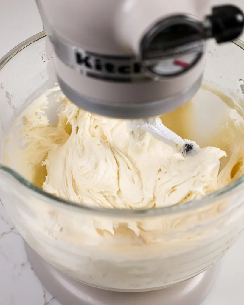 image of goat cheese and honey buttercream 