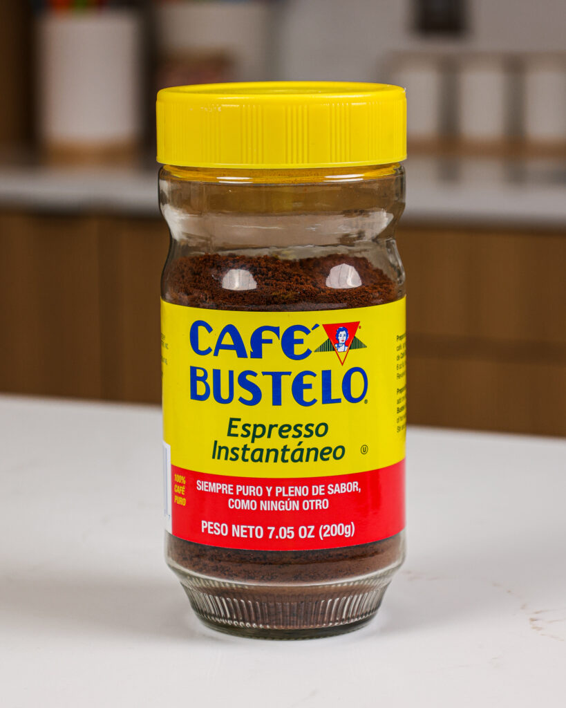 image of instant espresso on a counter