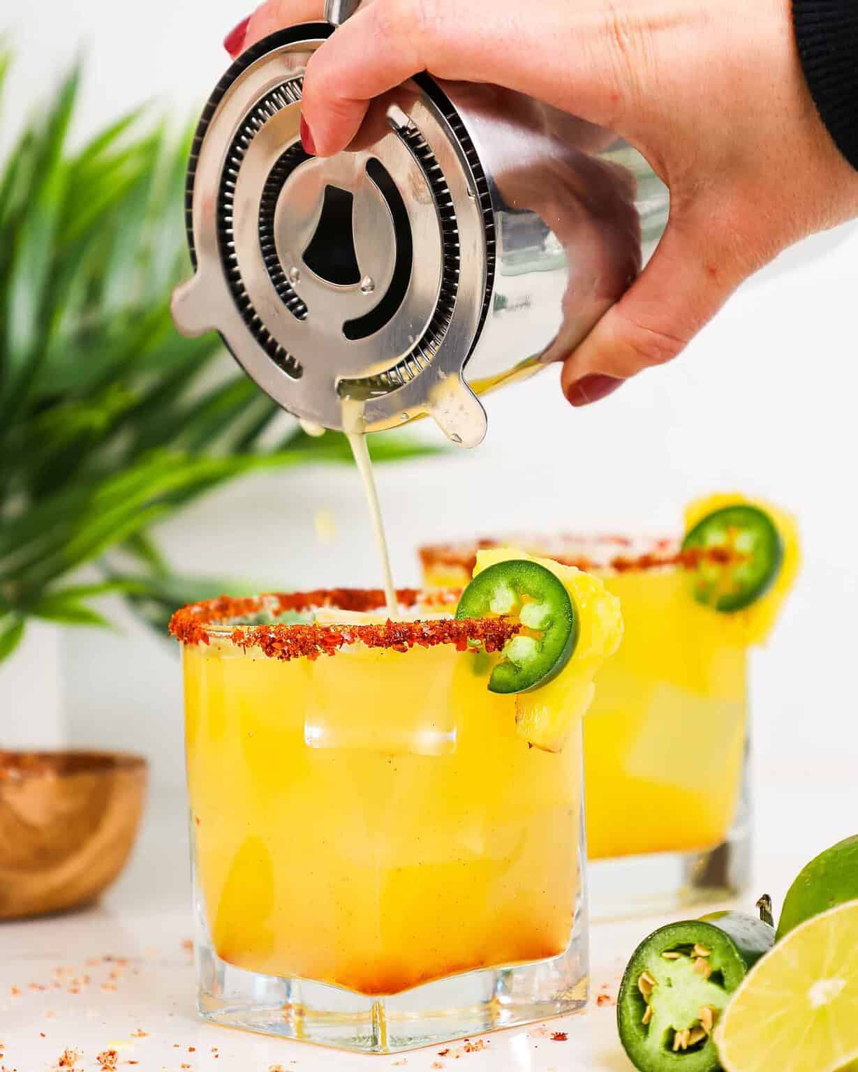 Pineapple Jalapeño Margarita Recipe Perfectly Sweet & Spicy