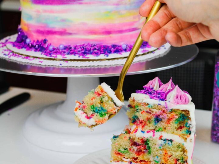 Vegan Funfetti Cake - Easy Recipe with Simple Ingredients