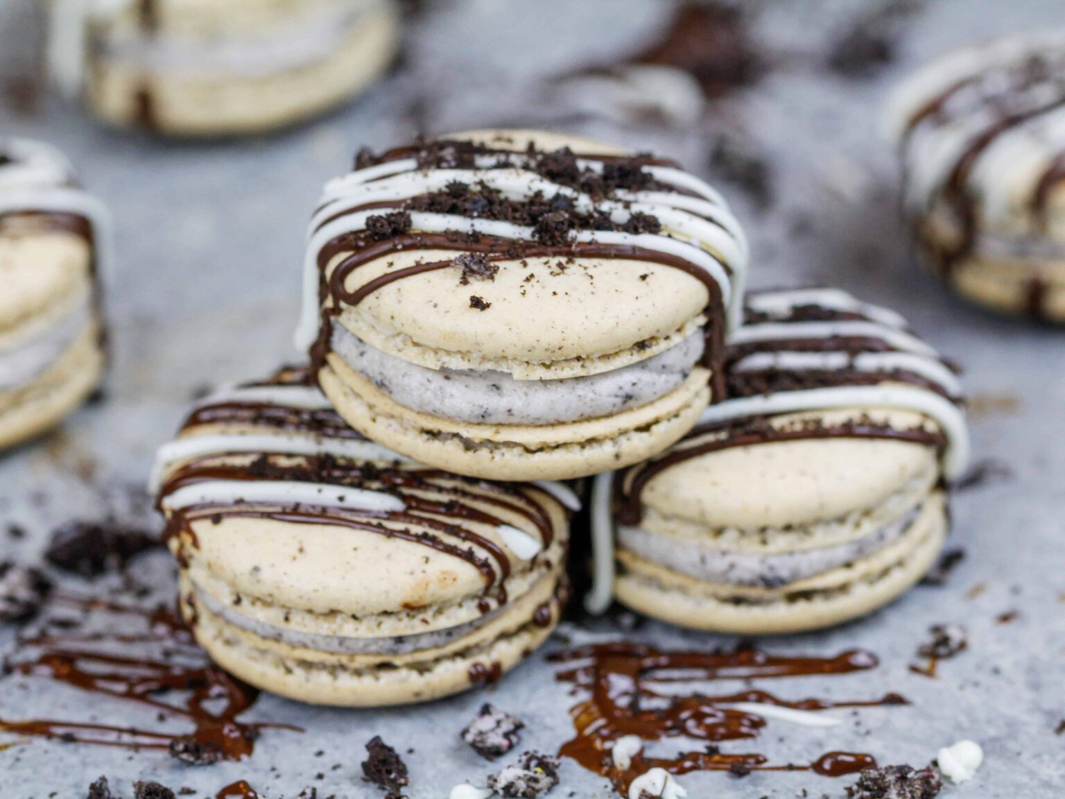 Oreo Macarons: Step by Step Recipe w/ Video Tutorial
