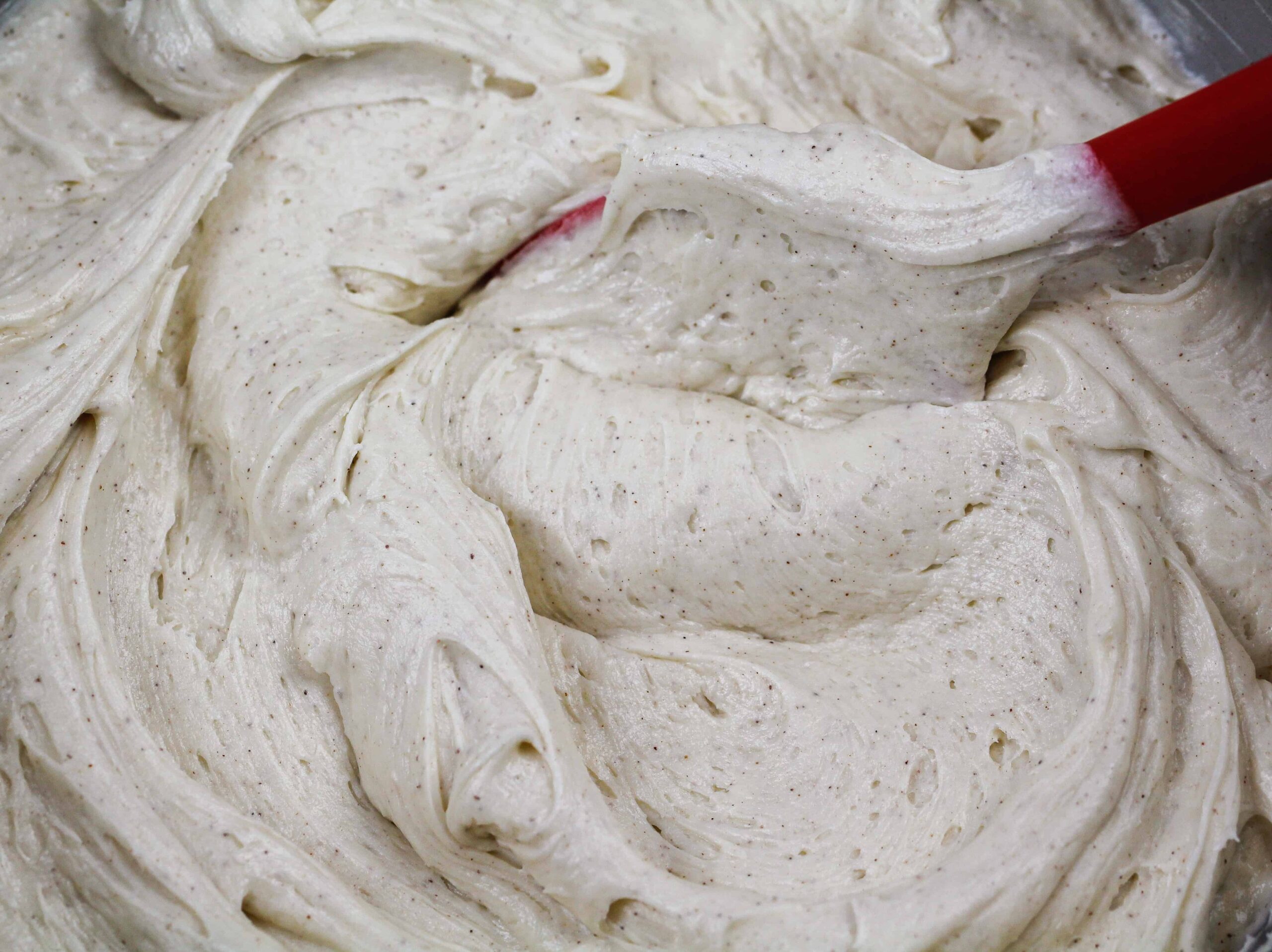 image of spiced cream cheese buttercream frosting