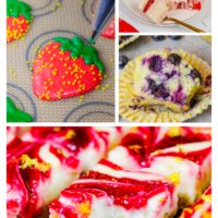 image of a dessert round up about berry flavored desserts