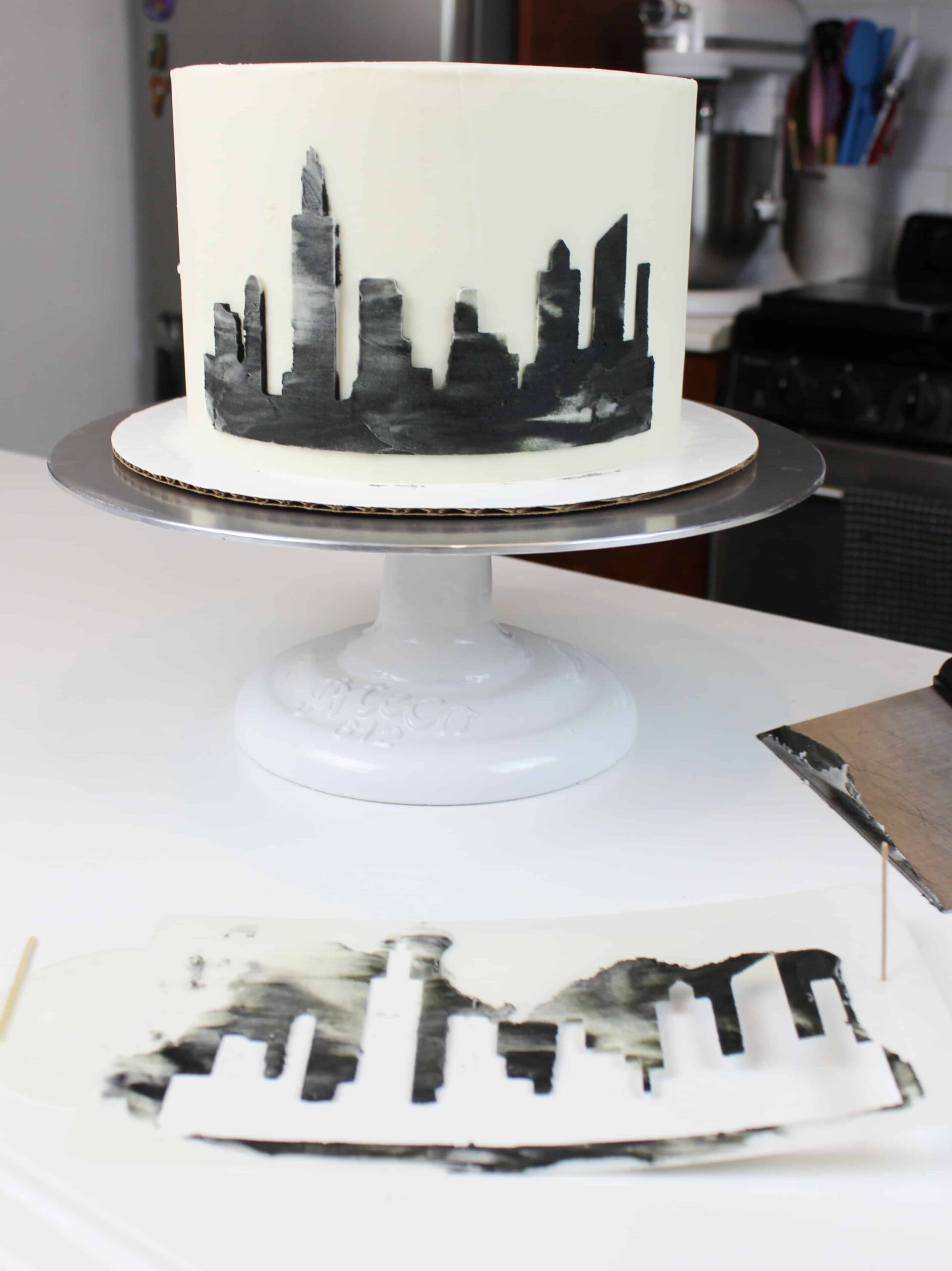 photo of skyline cake