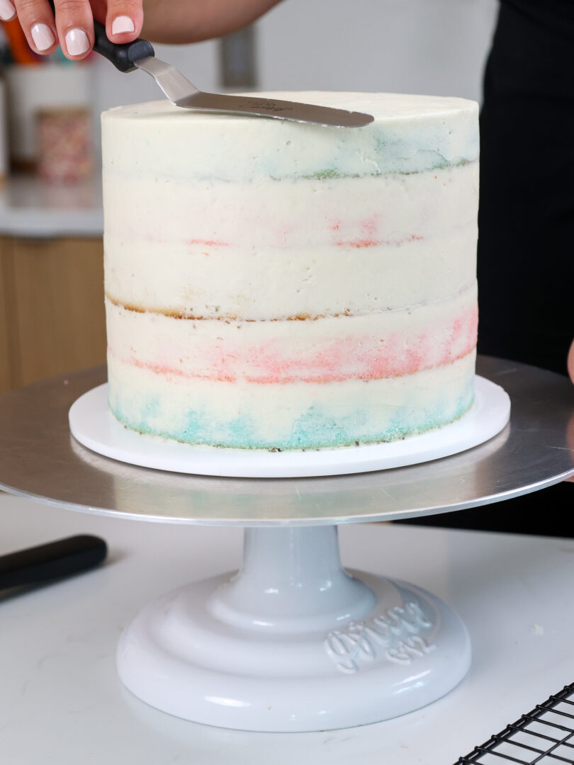 Trans Flag Cake - Delicious Recipe & Step-By-Step Tutorial