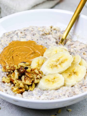 Banana Overnight Oats - The Best Make Ahead Breakfast