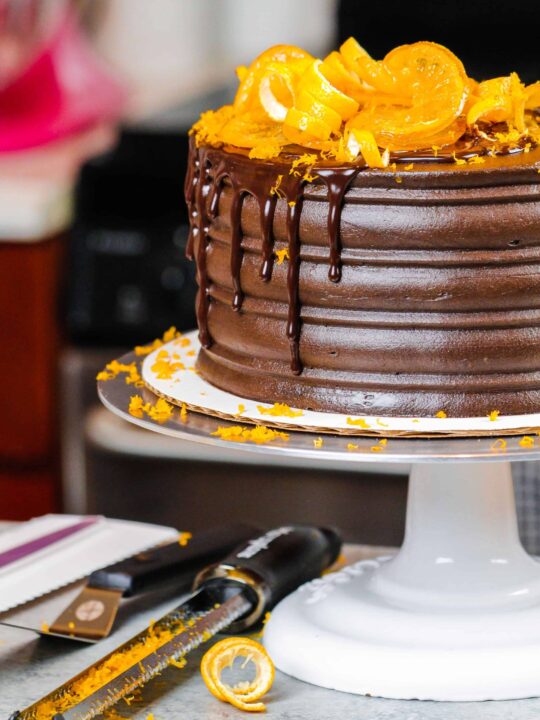 Box Mix Orange Chocolate Cake, The Oven Light