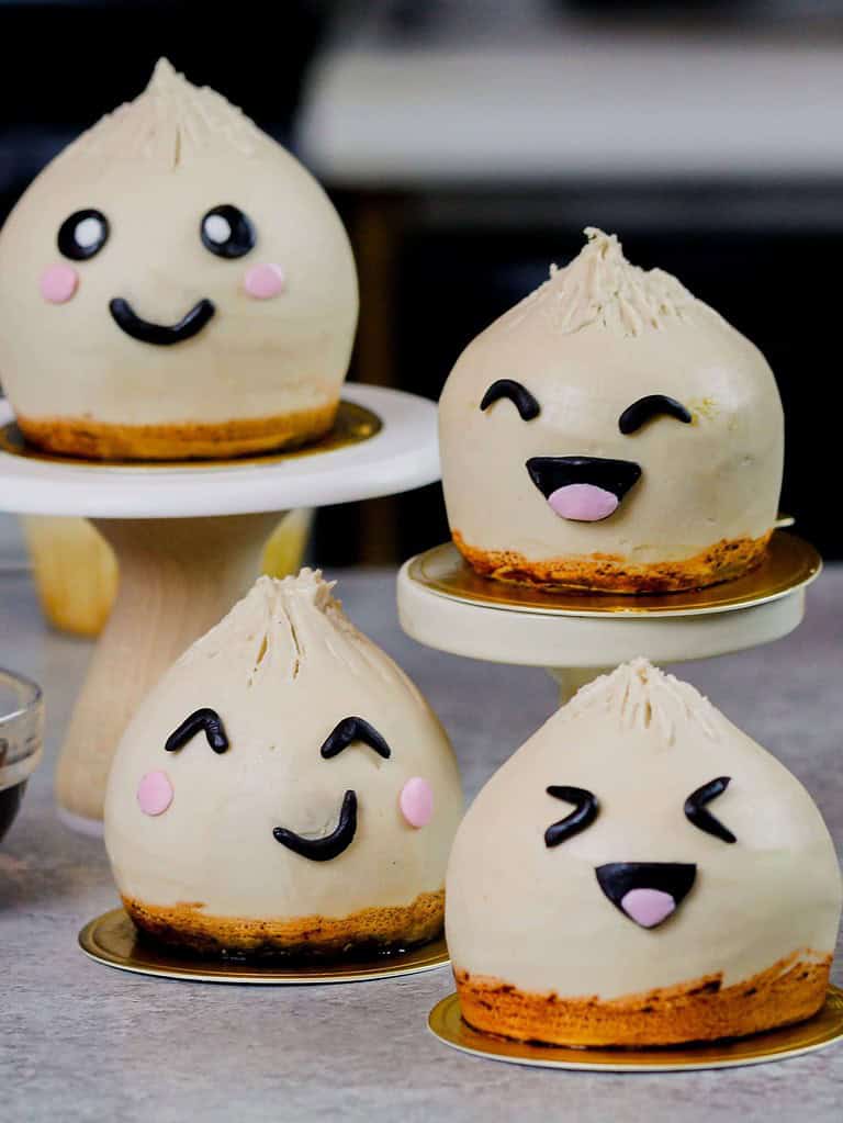 image of kawaii inspired dumpling cupcakes