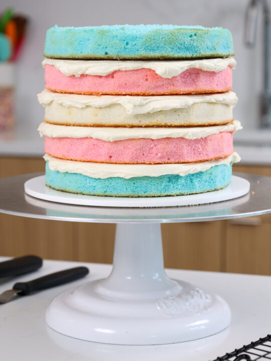 Trans Flag Cake - Delicious Recipe & Step-by-step Tutorial