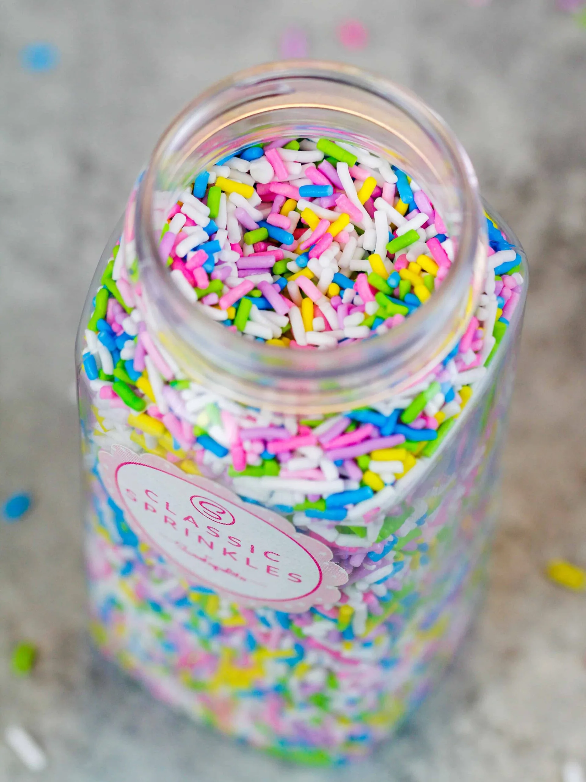 image of vegan sprinkles made by sweetapolita