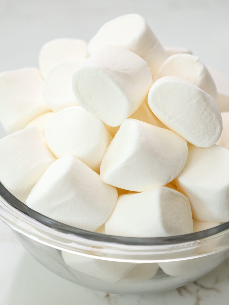 image of regular sized marshmallows in a bowl