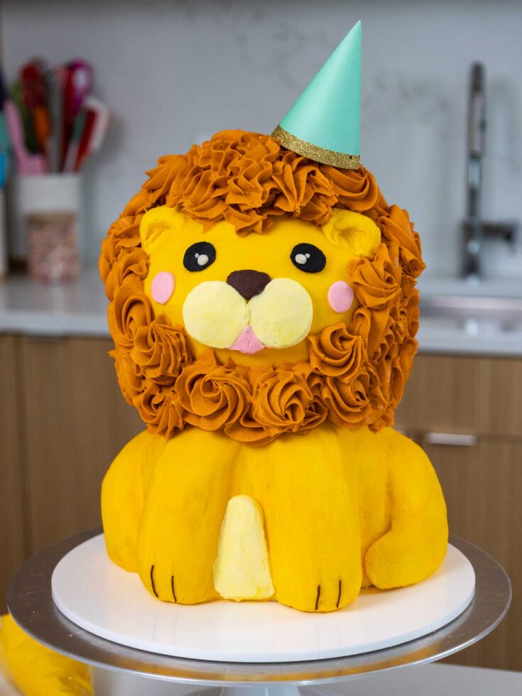 Lion Birthday Cake Ideas Images (Pictures)