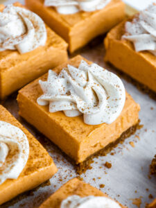 No Bake Pumpkin Cheesecake Bars: Easy, Fool-Proof Recipe