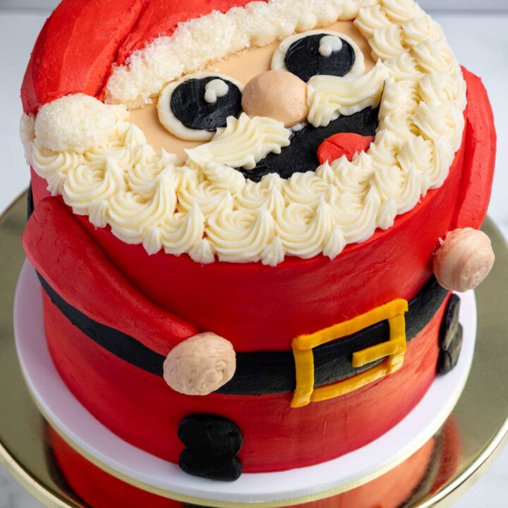 Cup a Dee Cakes Blog: Santa Claus Holiday Cake