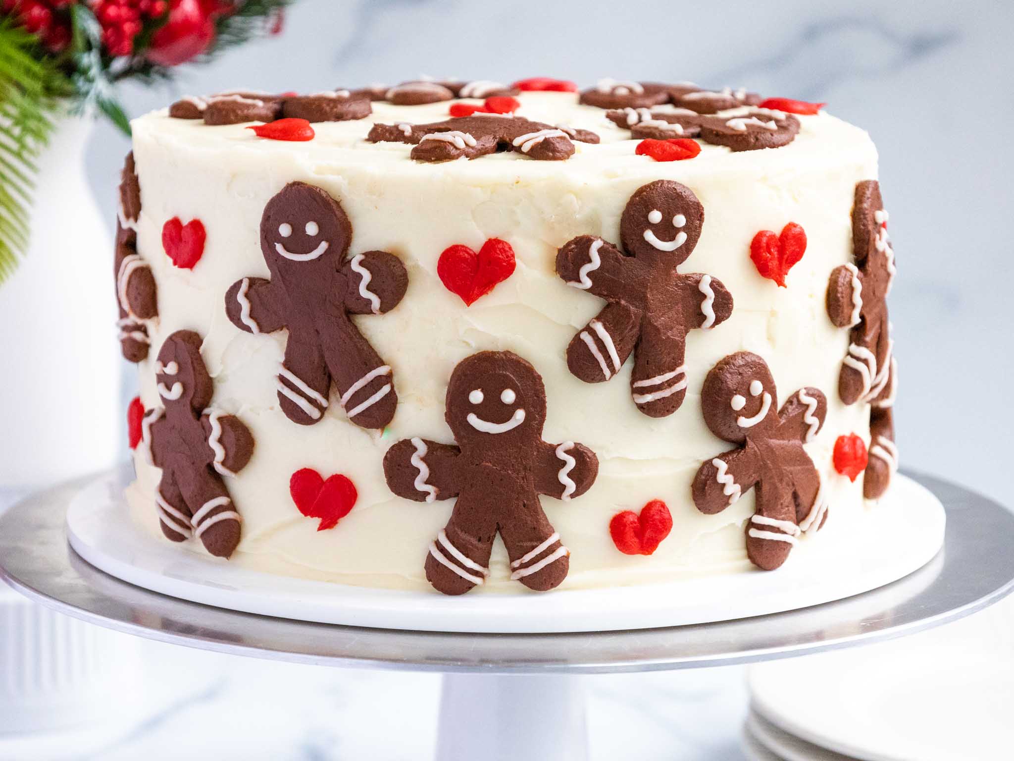 Gingerbread Layer Cake Recipe by The Redhead Baker