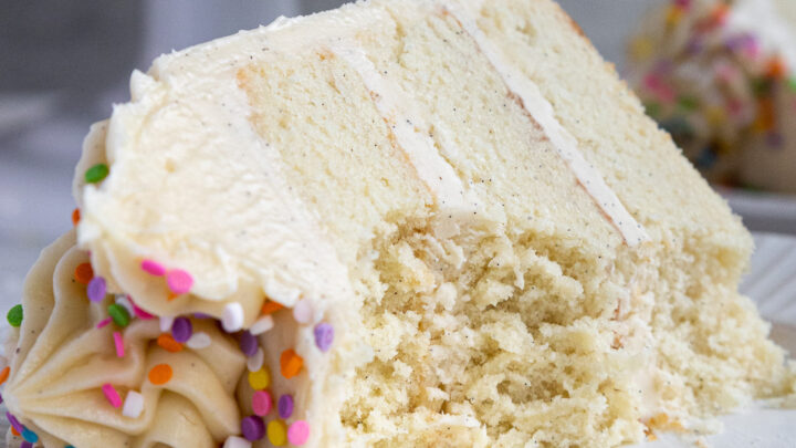 Vanilla Cake with Vanilla Buttercream | Milk & Cardamom