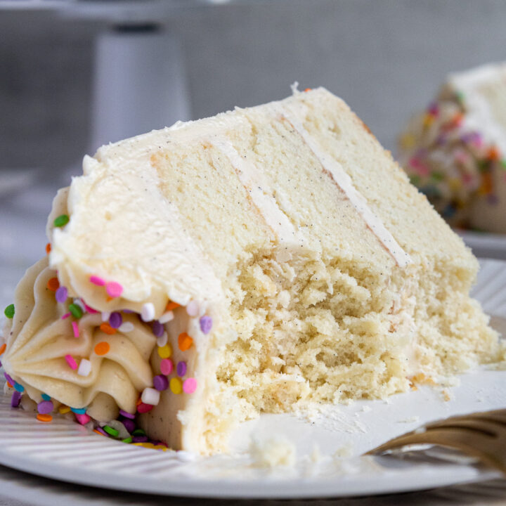 Finally. The Perfect Vanilla Cake Recipe. - Sugar & Sparrow