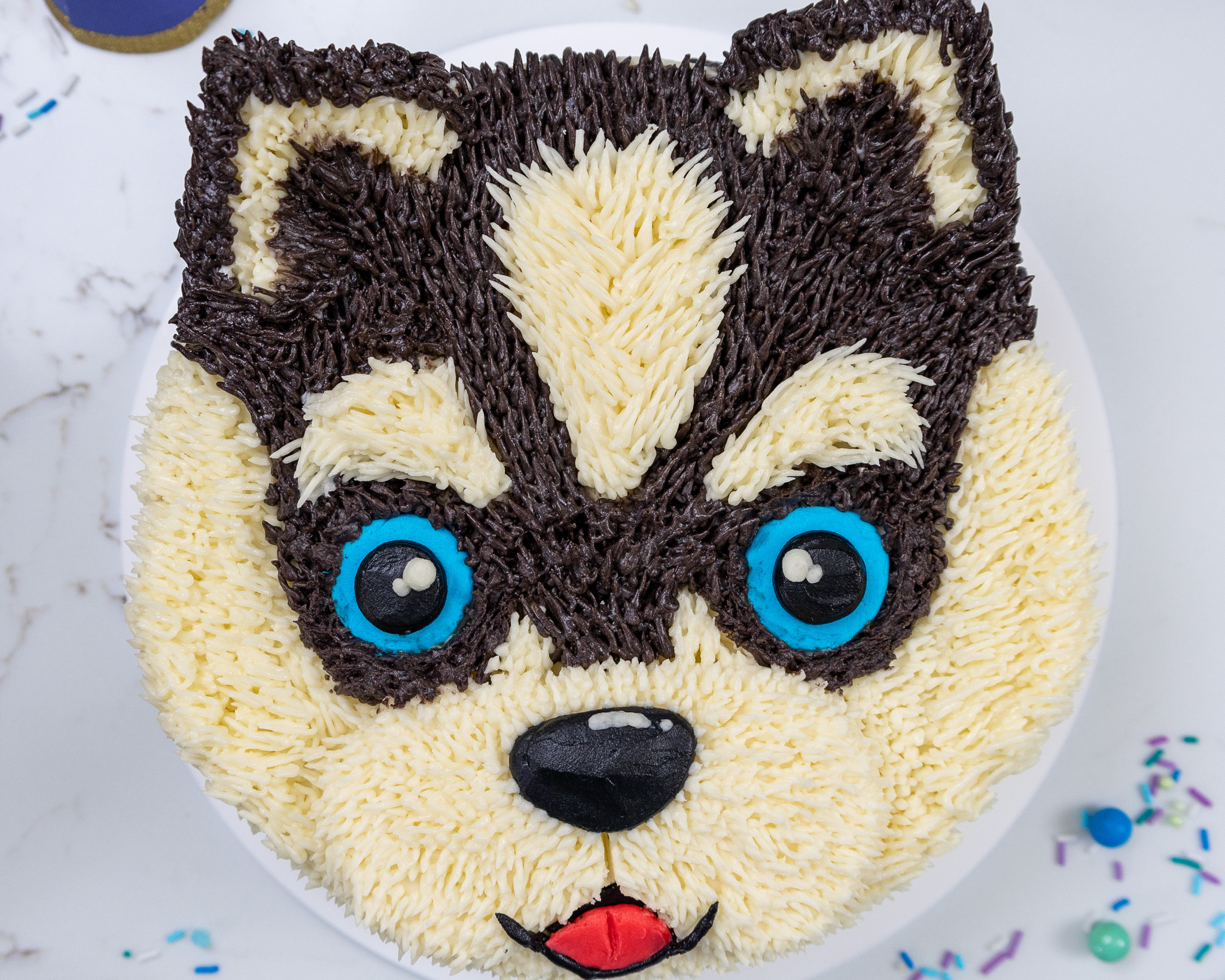 Husky sales dog cupcakes