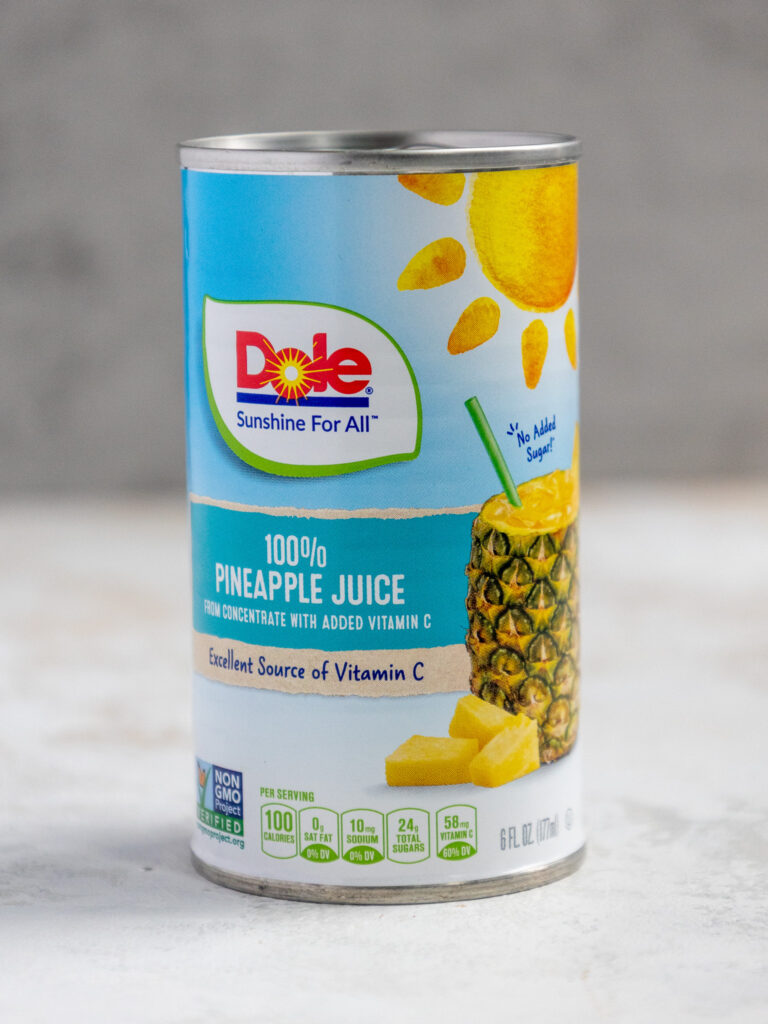 Dole pineapple juice in a can
