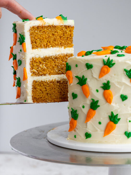 6 inch carrot cake recipe uk