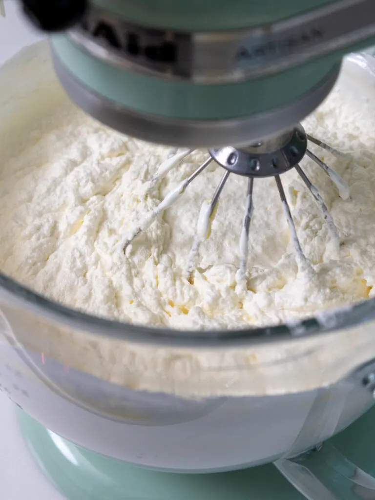 image of curdled swiss meringue buttercream