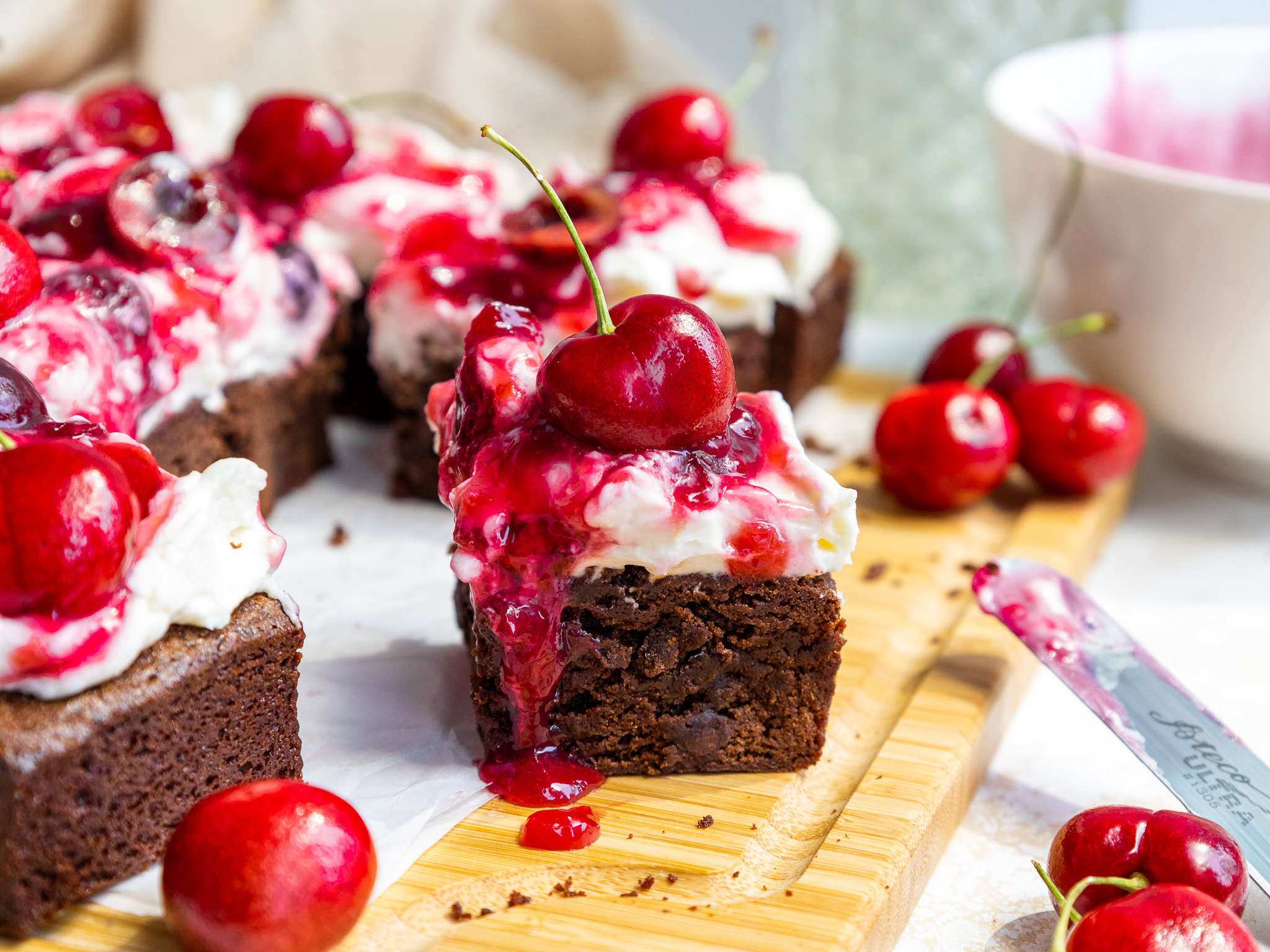 Black Forest Brownie Decadent Recipe from Scratch