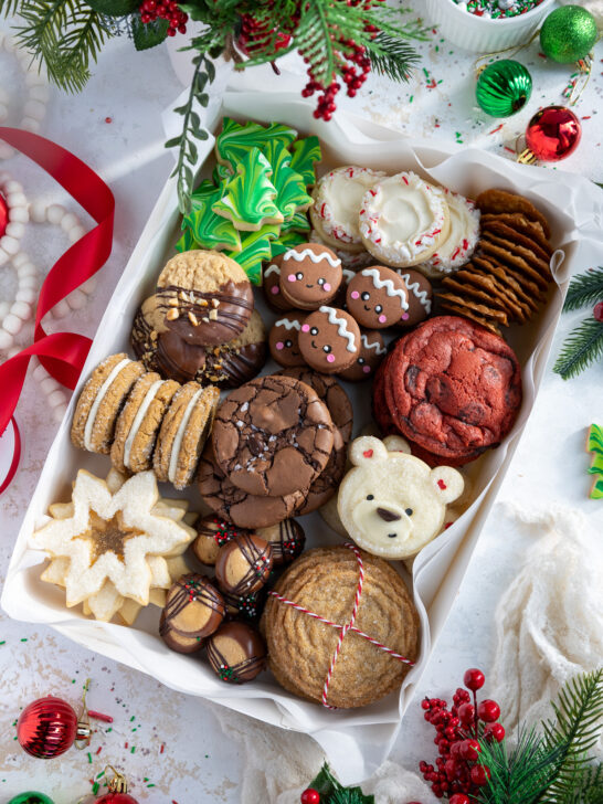 Christmas Cookie Box: 12 Delicious Recipes & Packing Tutorial