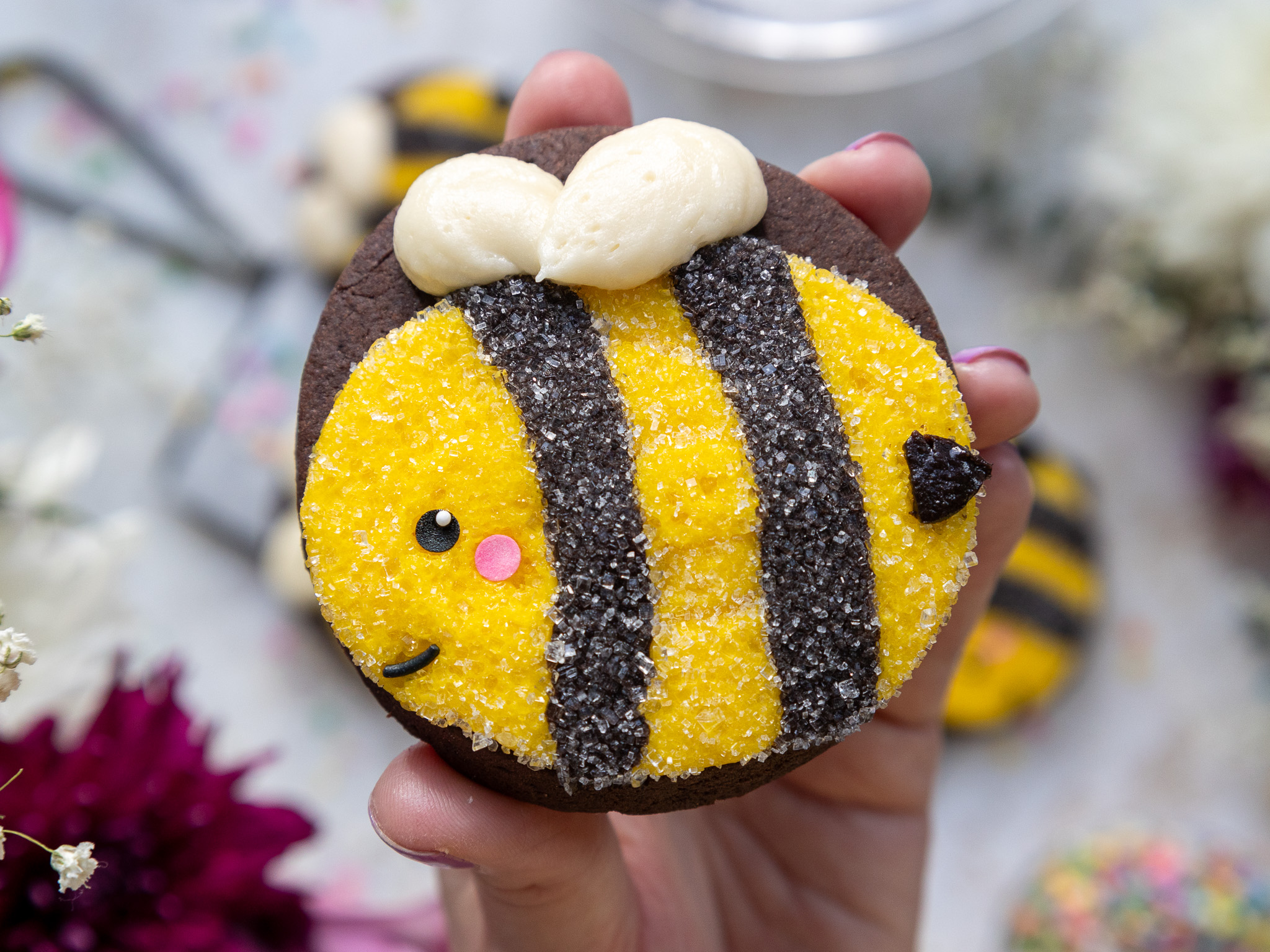 Bumble Bee Cookies Delicious Recipe w/ StepBy Step Tutorial