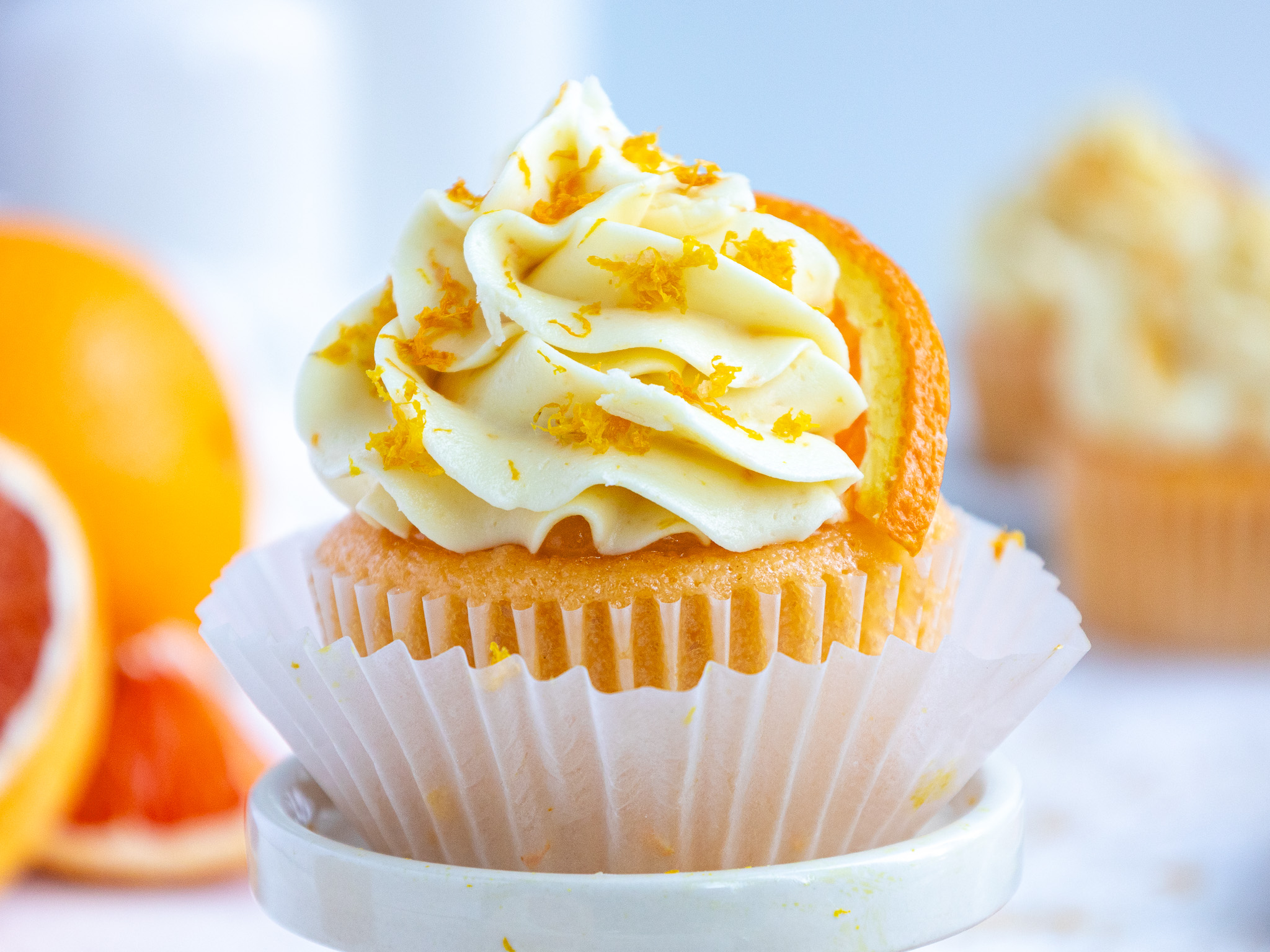 Orange Cupcakes - Bursting with Sweet Citrus Flavor