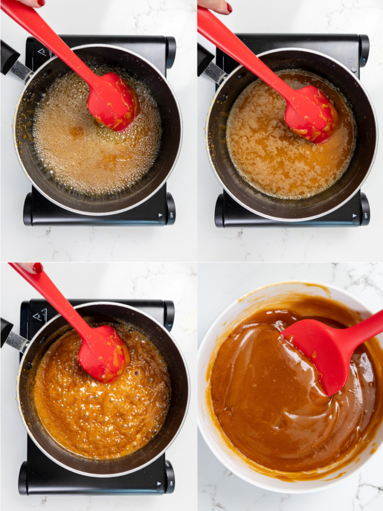 image of caramel being made in a pot