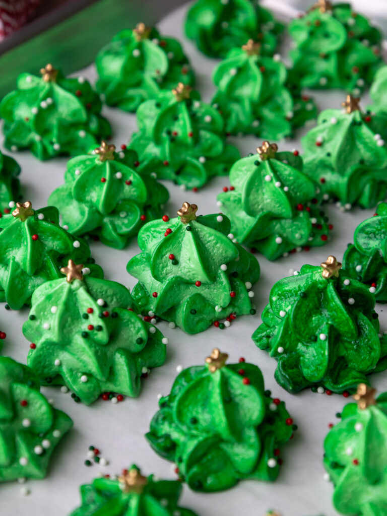 image of meringue trees