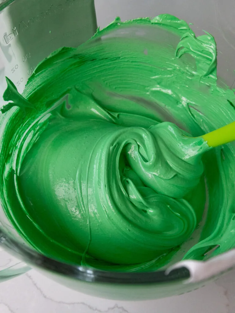 image of green french meringue