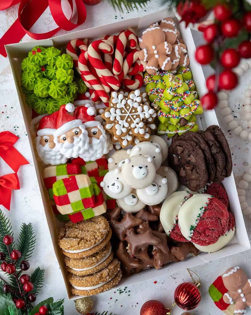 image of chelsweets 2025 Christmas Cookie box