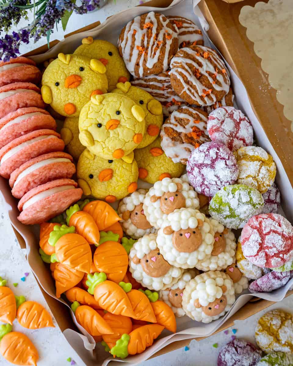 image of chelsweets 2026 Easter cookie boxes