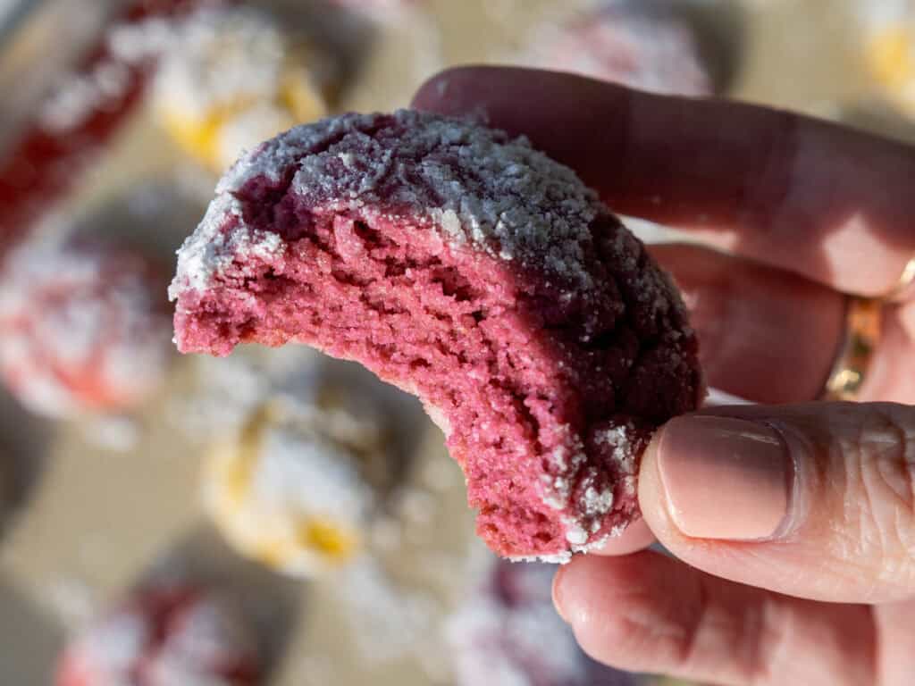 Mini Crinkle Cookies for Spring & Easter